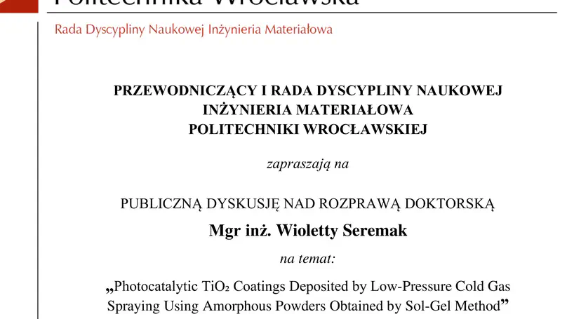 Obrona pracy doktorskiej Wioletty Seremak